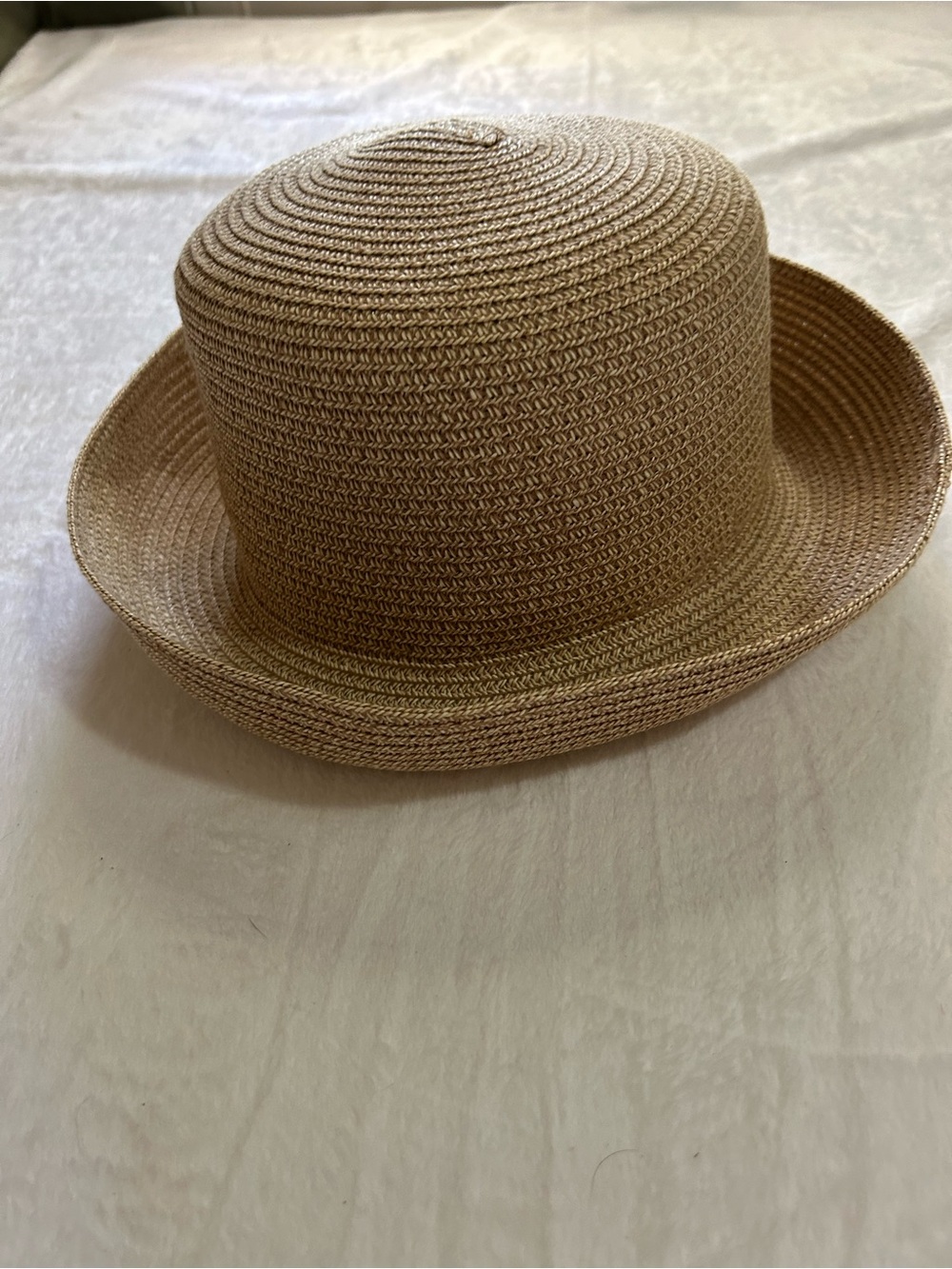 Betmar Woven Straw Sun Hat in Natural Tan